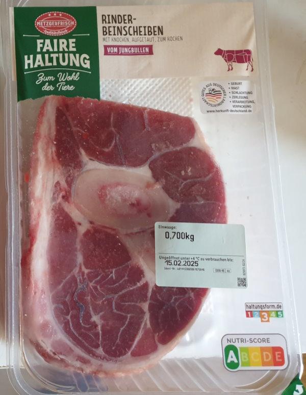 Rinder Beinscheiben -  Beef leg slices