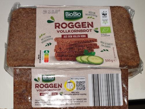 Roggen Vollkornbrot BioBio