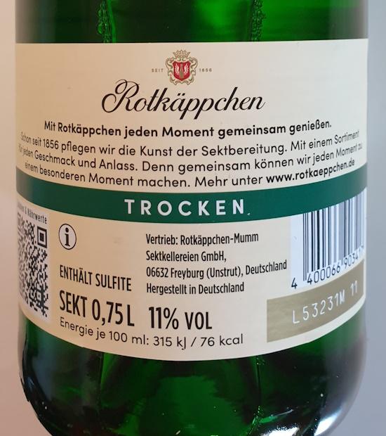 Rotkäppchen Trocken