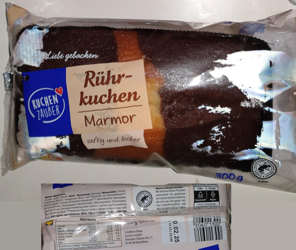 Rührkuchen Stracciatella/Zitrone/Marmor 300gr 2