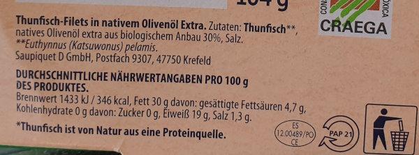 Thunfisch Filets in Bio-Olinenöl extra - Rio mare 2