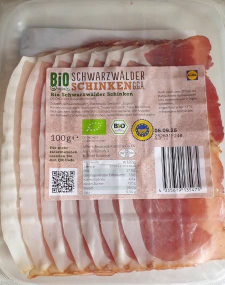 Schwarzwälder Schinken GGA - Bio Organic - Dulano Bacon 2