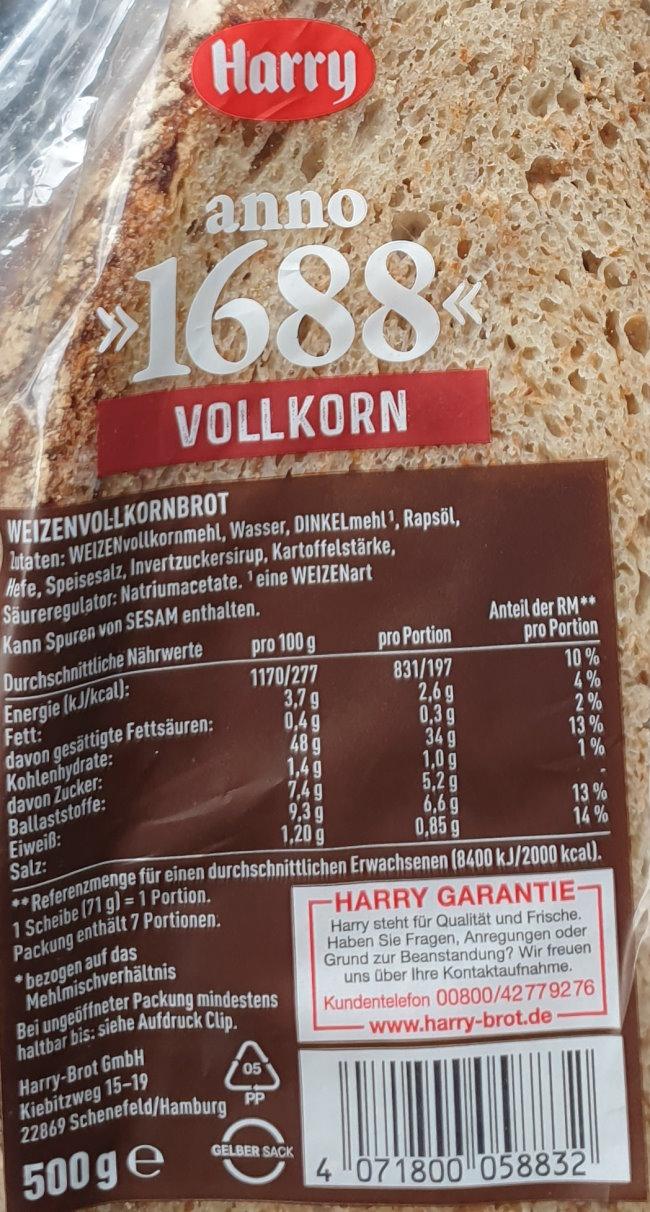 Sliced whole-wheat - Vollkorn 2
