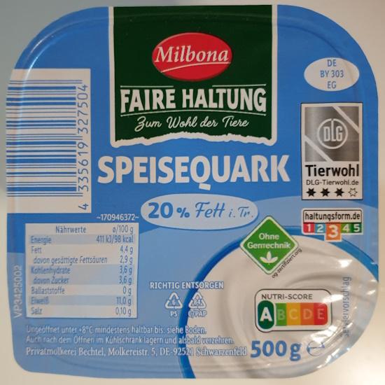 Speisequark 20% Fett