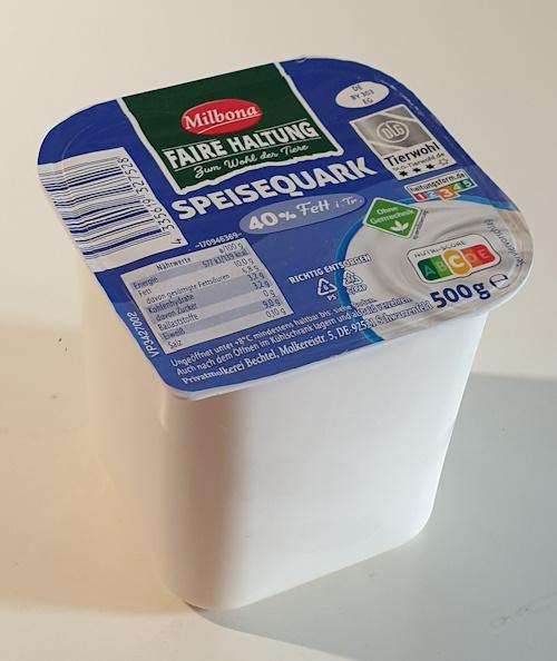 Speisequark 40% Fett
