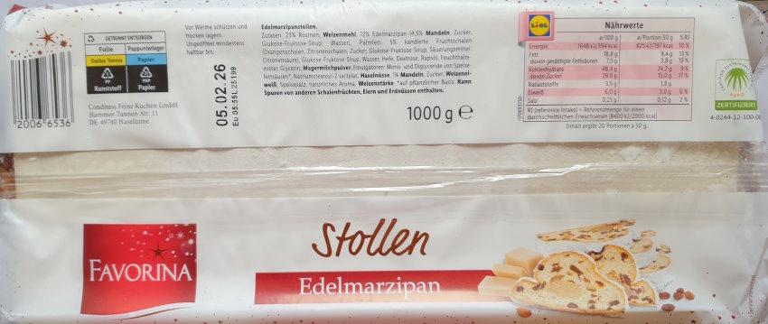 Stollen - Edelmarzipan - Favorina 4