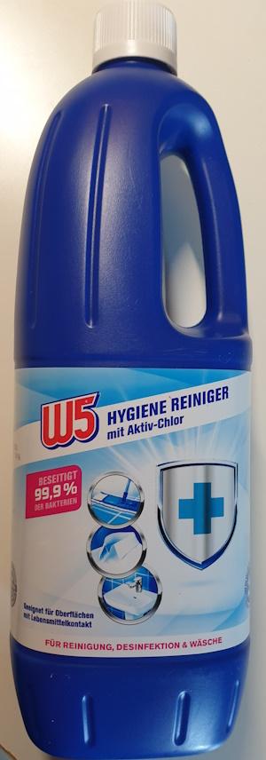 W5 Hygienen Reiniger mit Aktiv-Chlor