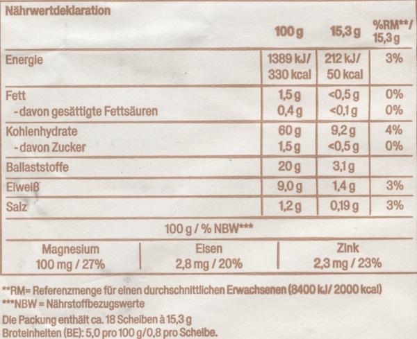 Wasa Vollkorn Rustikal 275gr 3