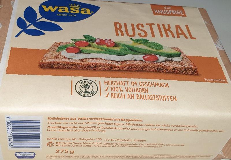 Wasa Vollkorn Rustikal 275gr