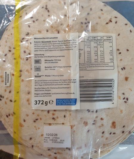 Weizen - Tortilla Wraps - REWE Beste Wahl 2