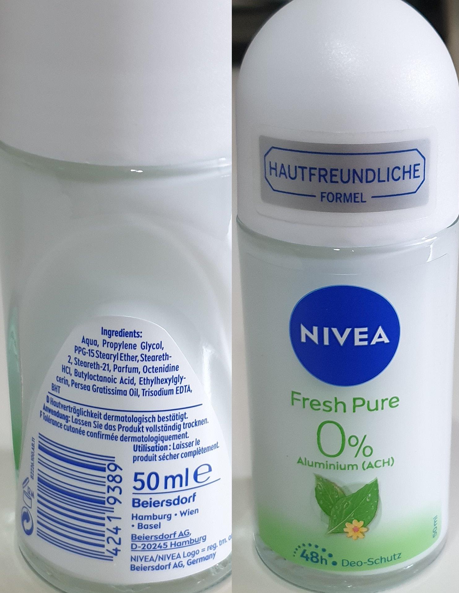 Nivea Fresh Pure Roll-on 50ml
