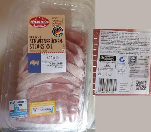 Pork cutlets no bone - Schweinerückensteaks