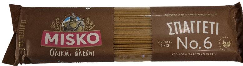 Spaghetti No.6 ολικής άλεσης