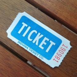 a ticket to an event